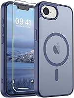 Vista 151 de SUPFINE - Funda magnética para iPhone 11, apta para MagSafe (protección contra caídas de grado militar, 10 pies), delgada, translúcida, a prueba