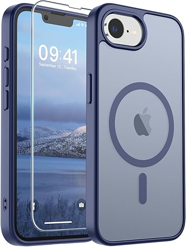 Miniatura 152 de SUPFINE Funda magnética para iPhone SE 2022 (3ª)/2020 (2ª), iPhone 8 (compatible con MagSafe) (protección contra caídas de grado militar), funda