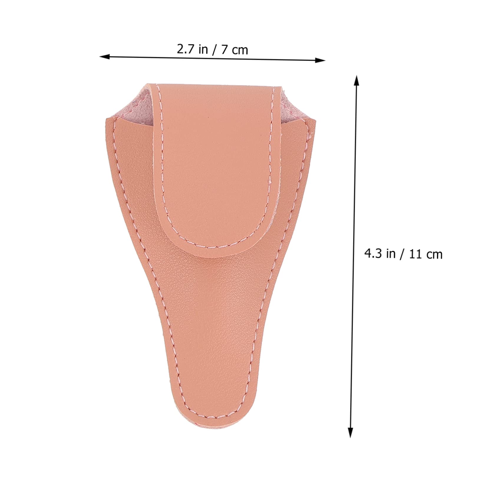 Healeved 3sets Handmade Scissor Pouch Nail Scissors Storage Bag Cuticle Scissors Bag Grooming Kit 5pcs*3