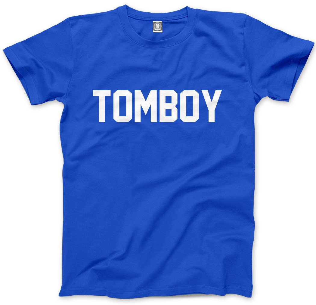 Hotscamp Men's Blue Hot Scamp Tomboy Unisex T-Shirt - Small