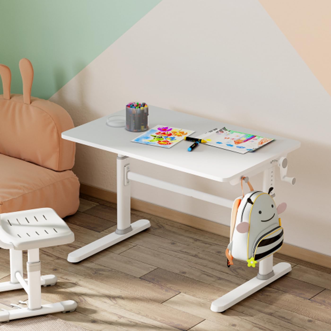 VDD Zeichentisch für Kinder – ergonomisch höhenverstellbar – Schultisch