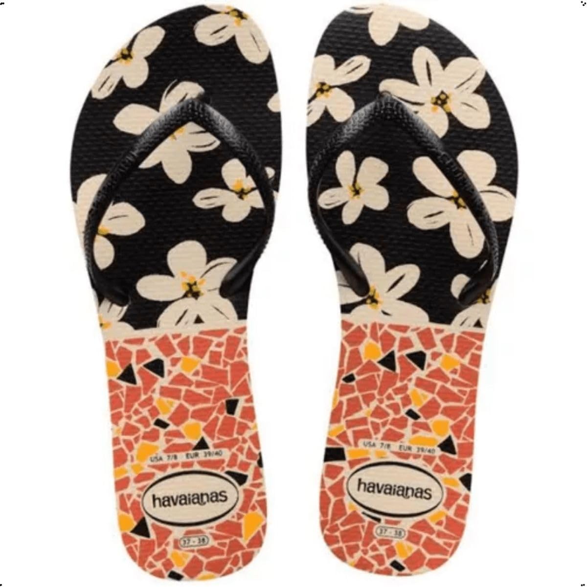 Havaianas Top Mix bege/preto masculino