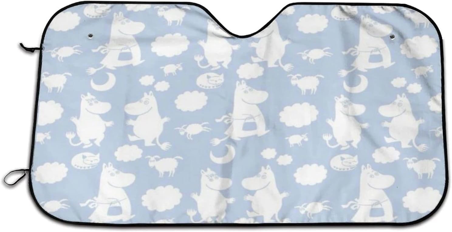 ムーミン サンシェード 車 フロントサンシェード Uvカット かわいい 日除け 軽自動車 吸盤 車用品 おしゃれ Jhpaioq アニメ グッズ 雑貨 130 70cm 最大93 オフ