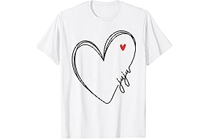 Cute Juju Heart Girl Mom Shirt