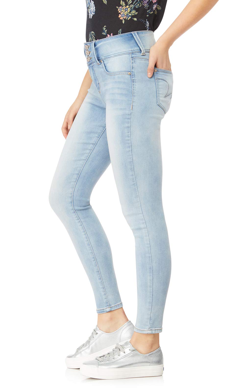 WallFlower Instasoft Sassy Vaqueros Ajustados de Talle Alto - Jeans Mujer
