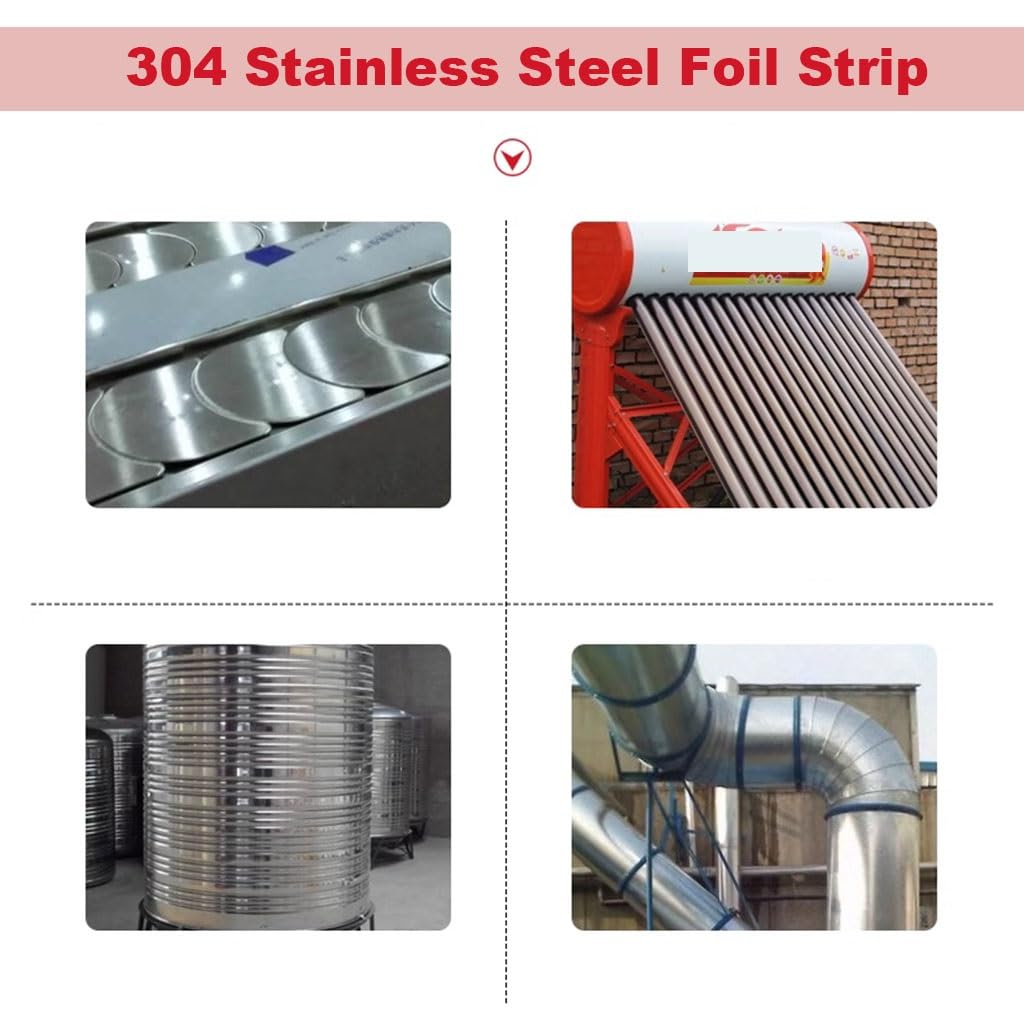 50 Mm Edelstahlband, Dicke 0,1 Mm, 0,2 Mm, 0,3 Mm, 0,4 Mm, 0,5 Mm, 1,0 Mm, 304 Stahlblech, Dünne Stahlplatte/Folie, Korrosionsbeständigkeit, 1 Stück(Thickness 0.5mm)