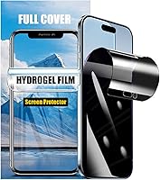 Vista 14 de LOOKSEVEN Paquete de 2 protectores de pantalla de hidrogel de privacidad para iPhone 11, película protectora de TPU suave de alta sensibilidad