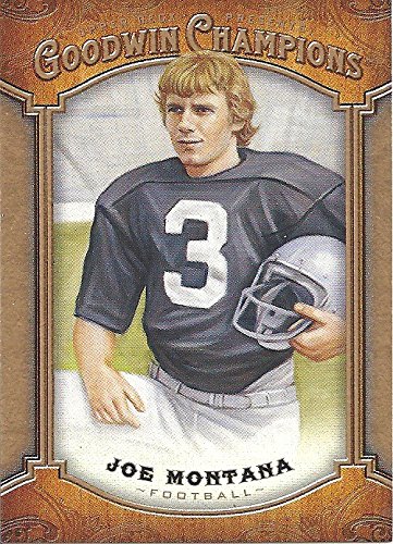 JOE MONTANA COLLECTIBLE"GOODWIN CHAMPIONS" TRADING CARD - 2014 UPPER DECK GOODWIN CHAMPIONS TRADING CARD #70 (SAN FRANCISCO 49ers) FREE SHIPPING AND TRACKING