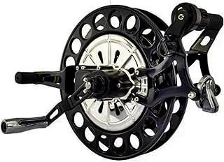 Outdoor Kite Reel Wheel,Kite Flying Tool, Grip Wheel with Anti-Reverse & Lock, Winding Reel, Labor Saving Kite String Reel Winder for Adult (Color : Black, Size : 32cm)