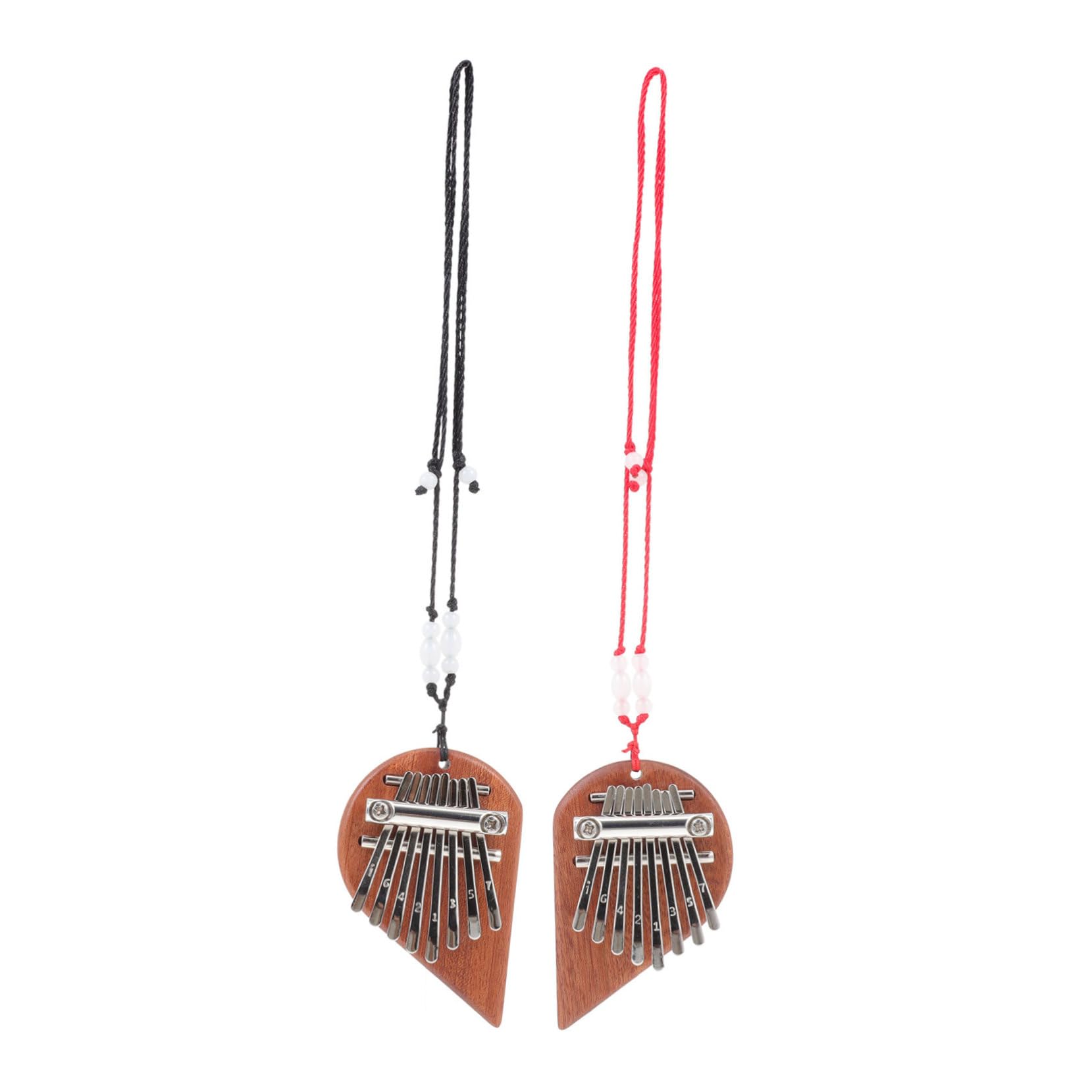 Yardwe Professional Tuned Kalimba Thumb Piano 2pcs Delicate Finger Piano Versatile Music Instrument for All Ages