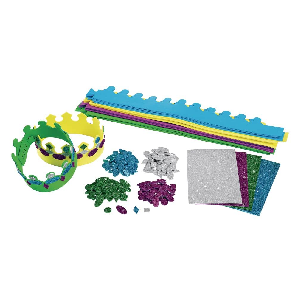 Dazzling Foam Crowns Kit for16 (Item # CROWNKIT)