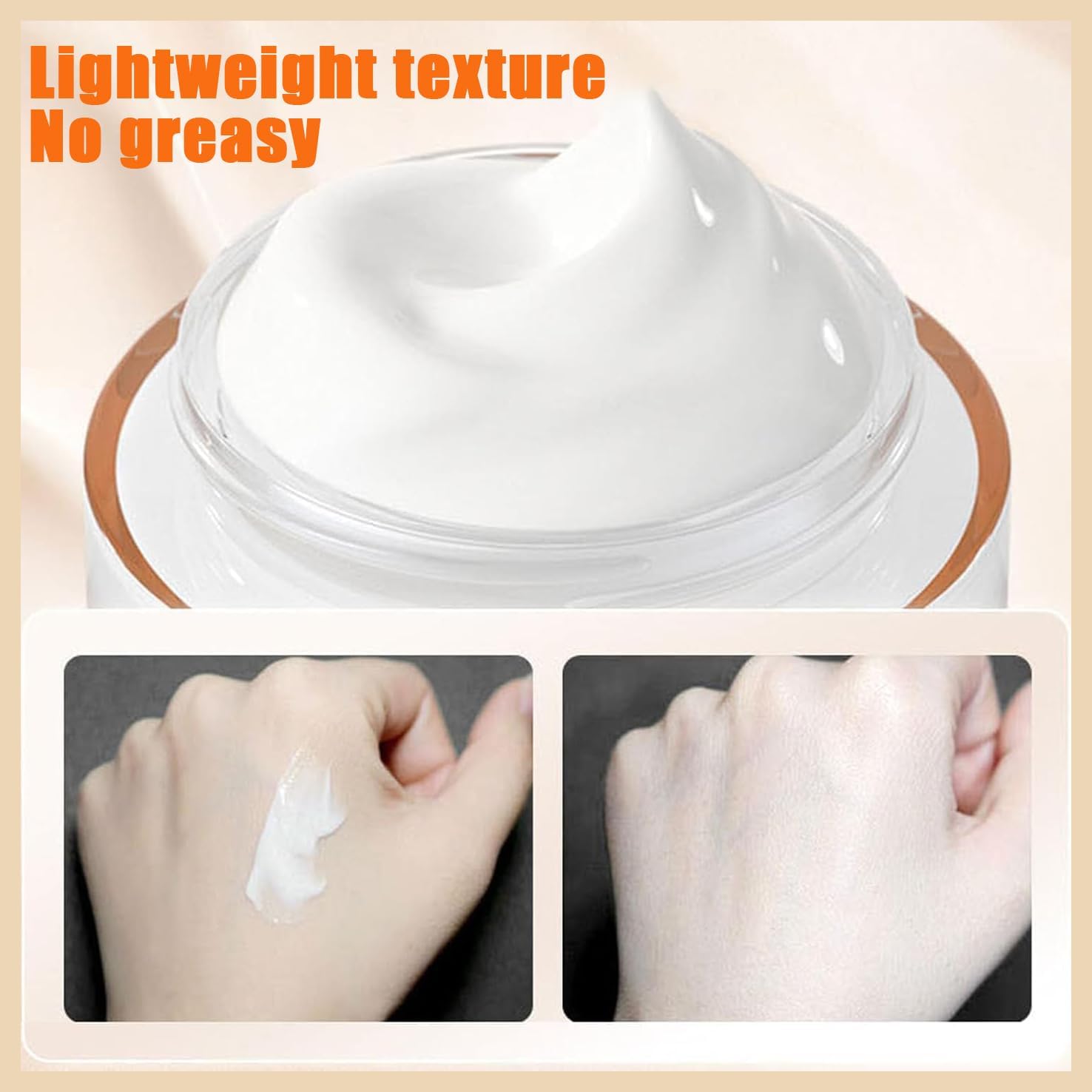 XIRUJNFD Kekecai Hydro 𝐖𝐡𝐢𝐭𝐞𝐧𝐢𝐧𝐠 Cream, Anti Wrinkle and Firming Foundation, Kekecai Cream Foundation, Makeup Creams for Brightening (2Pcs)