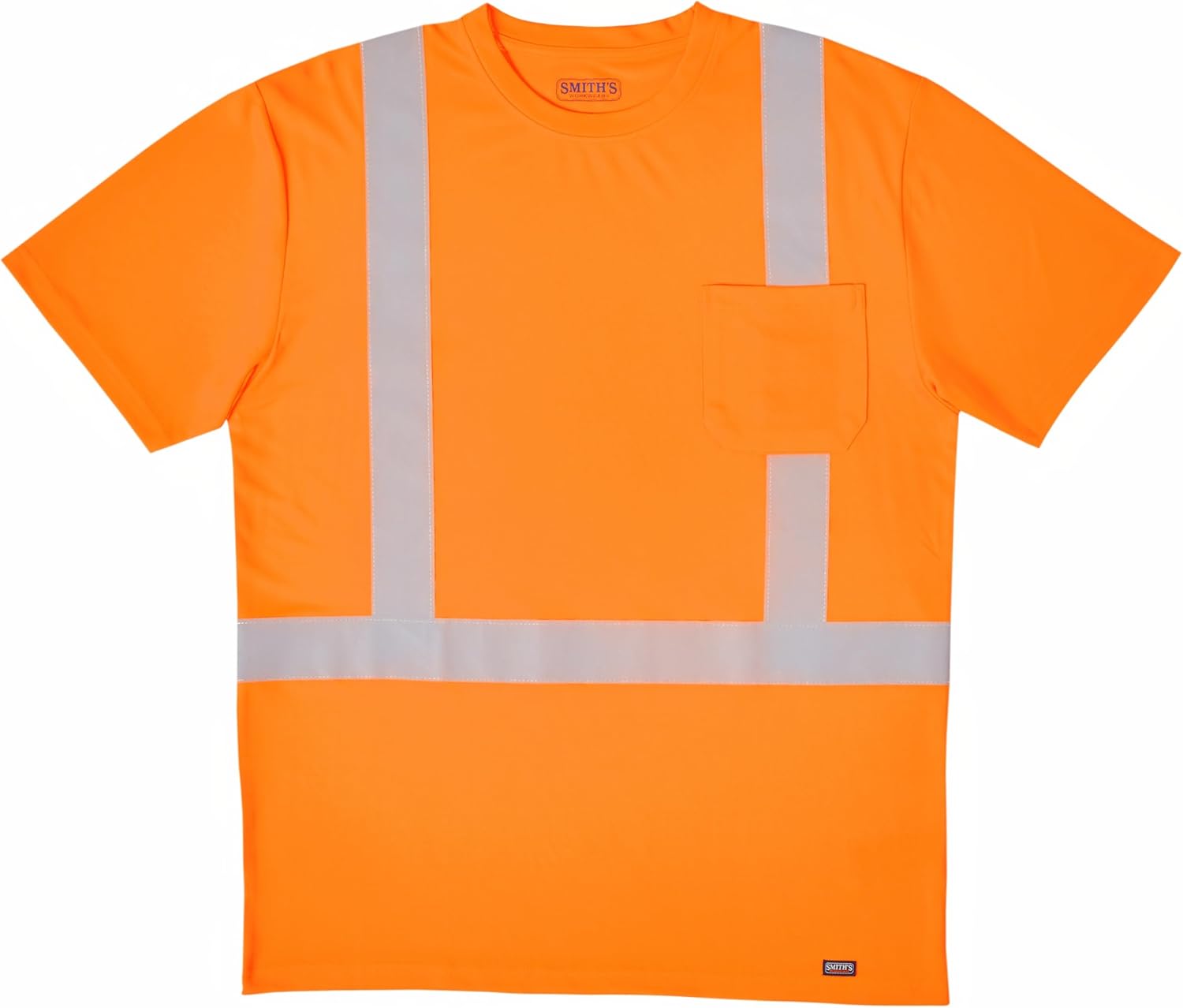 Smith's Workwear Men's Short Sleeve High-Visibility Reflective Safety Tee - Image 9