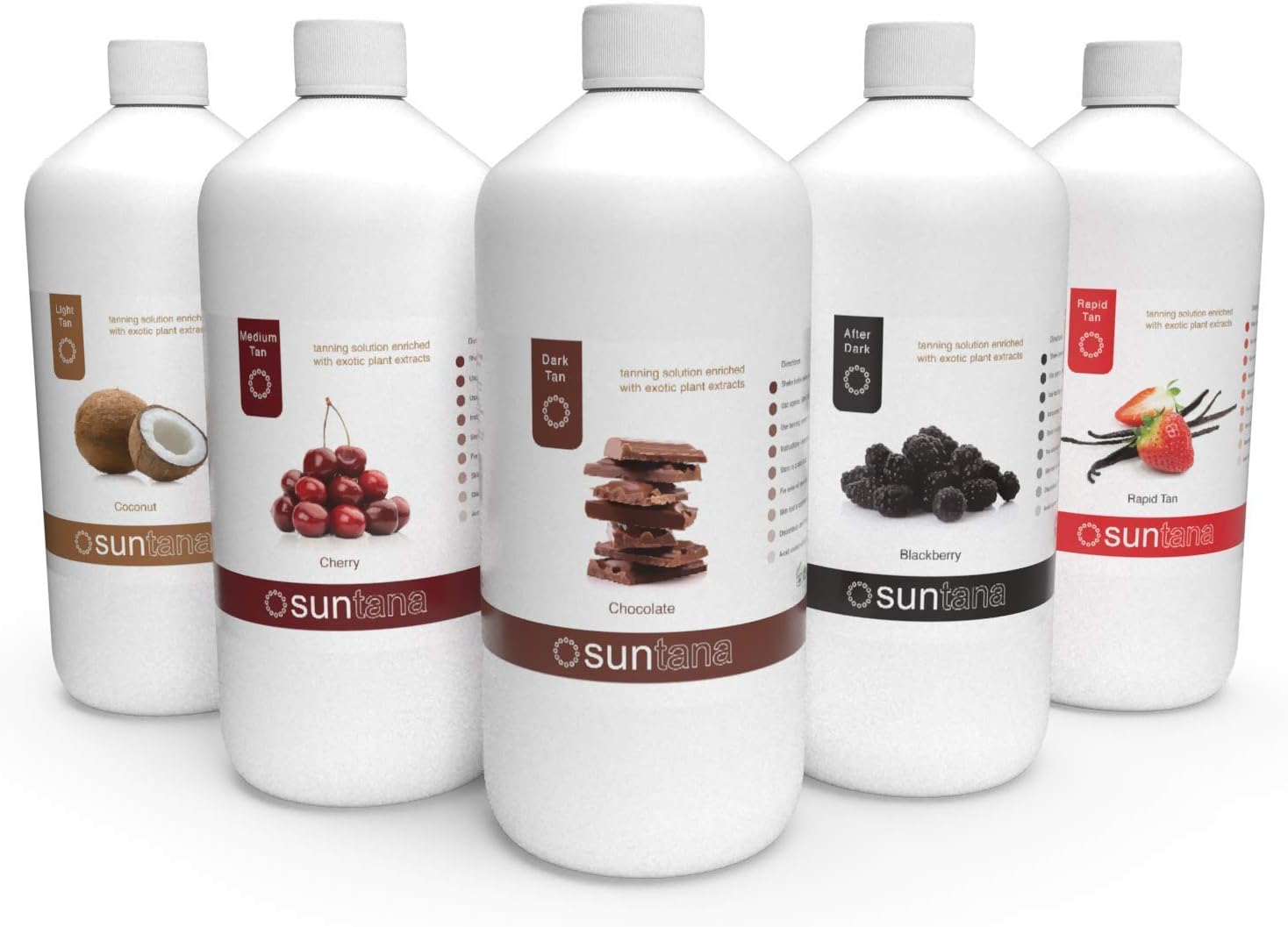 Suntana Fragranced Spray Tan Solution 'Famous Five' - 5 x Litre Salon Pack