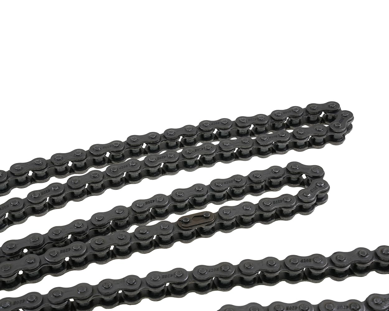 Cadena transmisión reforzada 420x140 compatible con Kreidler, Zündapp, Simson S50 S51 S70, Schwalbe KR51/1 KR51/2, Star, Sperber, Habicht, SR50 SR80, KSR Moto TR50, Tigger