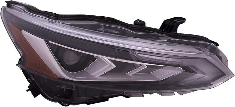 Headlight LED CAPA Certified Right Passenger Compatible with 2019-2022 Nissan Altima