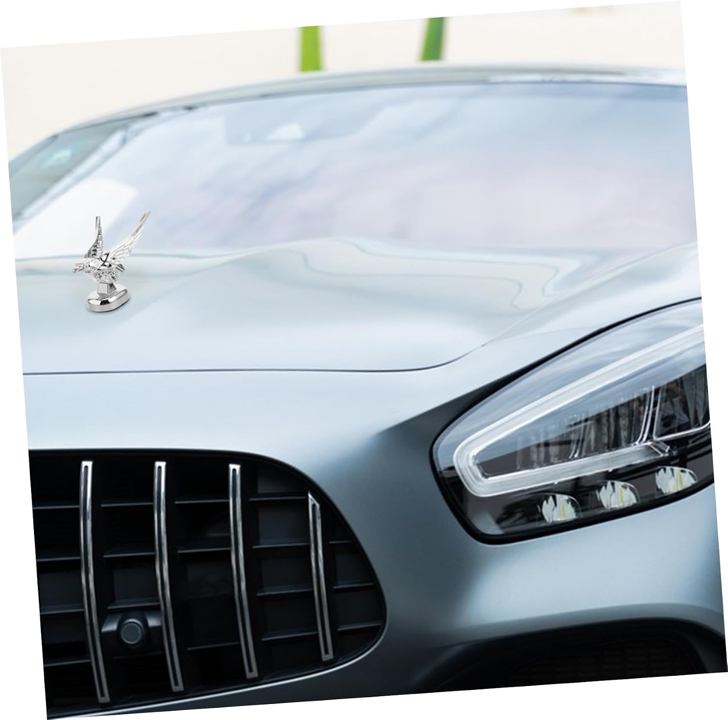 SOLUSTRE Plastic Car Engine Hood Decoration Eagle Ornament Truck Hood Ornament Durable Stylish Exterior Easy Installation and Removal