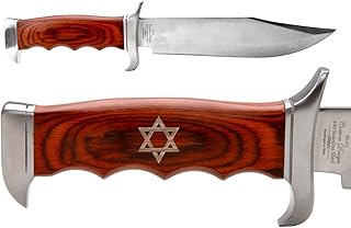 NDZ Performance Elk Ridge Outdoor Hunting Fixed Blade Full Tang Knife Star of David Mogen Dovid