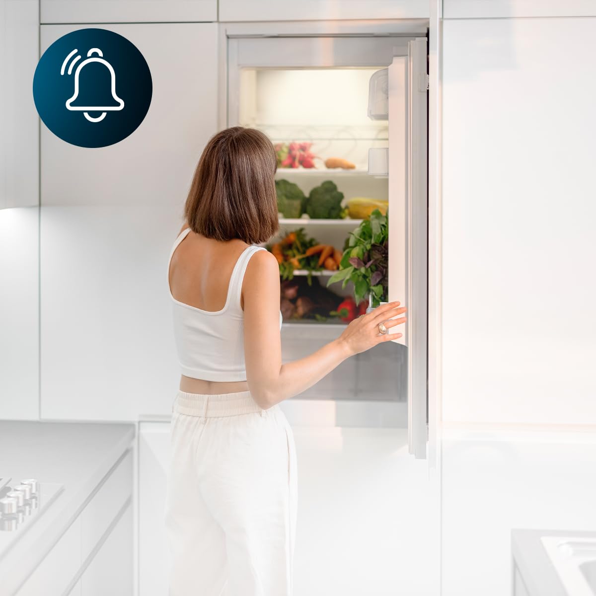 Cecotec Kombi-Kühlschrank Bolero CoolMarket Combi 250 Black Glass E. Energieklasse E Kühlschrank mit schwarzem Glas 180x55 cm, 250 l, No Frost, Multi Air Flow, Schnellkühlung.