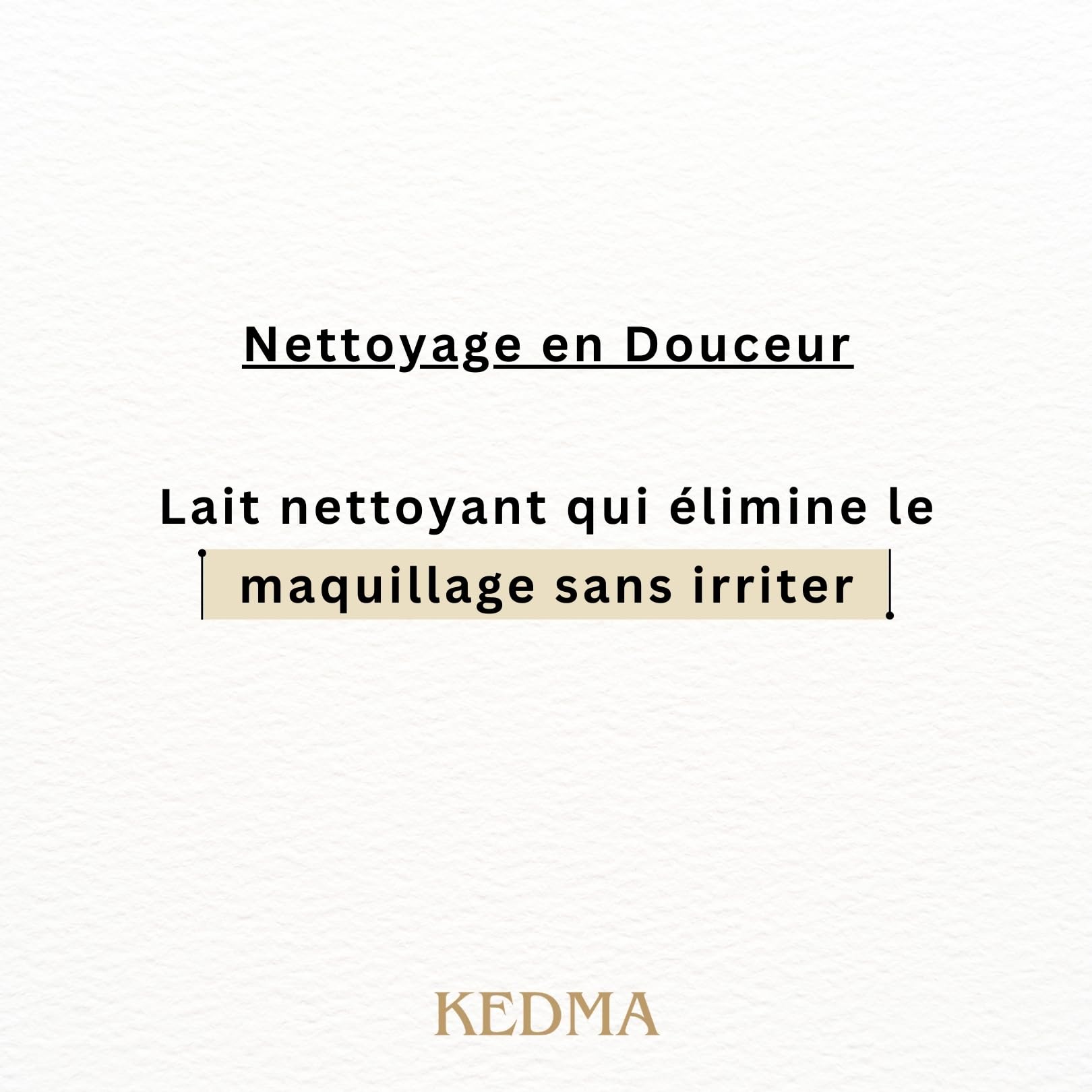 KEDMA - Duo Nettoyant Visage Lait Démaquillant & Tonique - 2x180ml | Le duo lait démaquillant et tonique nettoie, élimine les résidus et prépare la peau aux soins quotidiens.