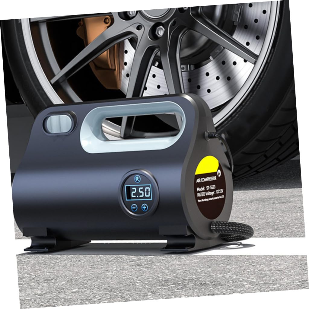 Bomba De Aire Coche Portátil Inflador De Ruedas Pantalla Digital Compresor Bicicleta Inflador