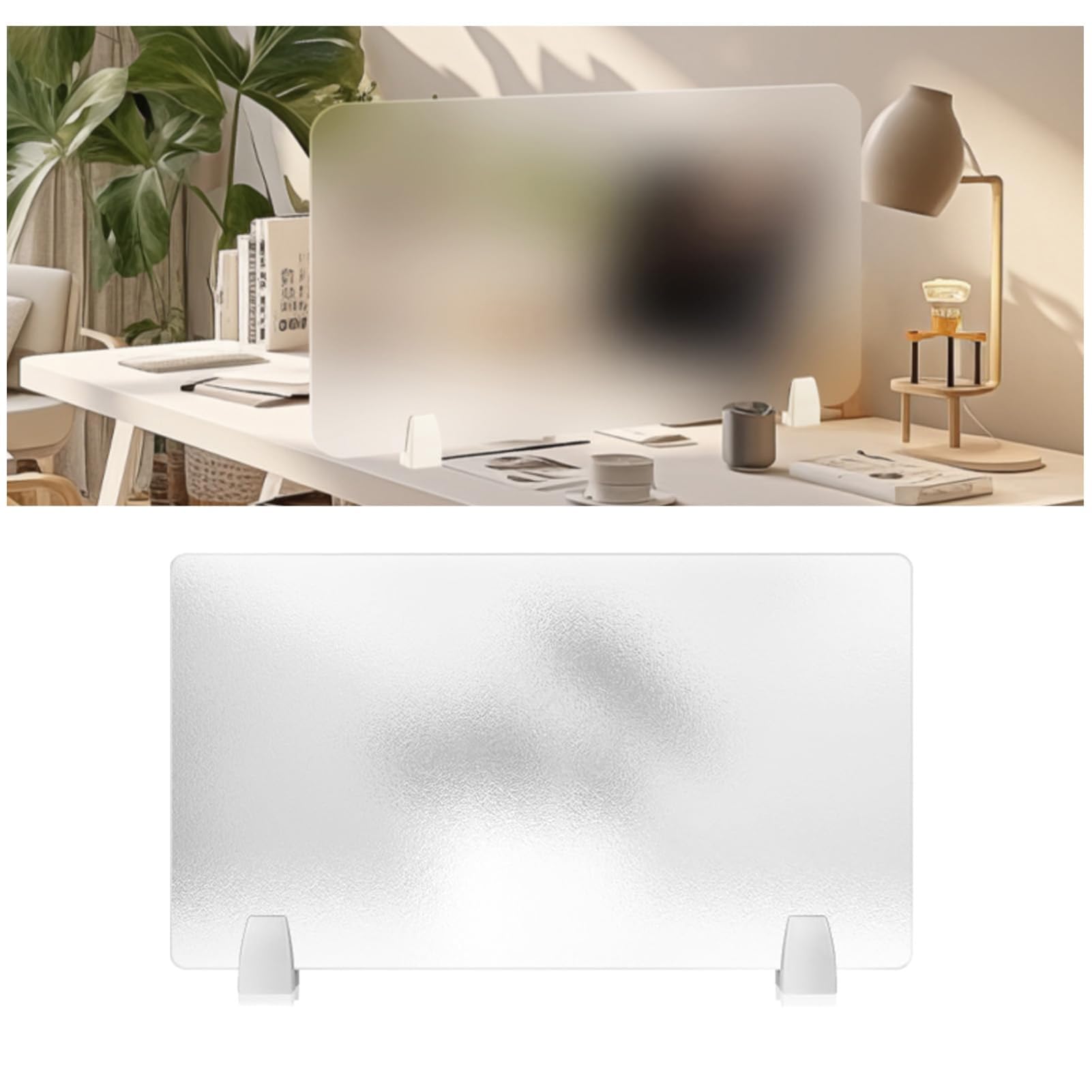 Sichtschutzwand Aus Mattiertem Acryl, Freistehender Sichtschutz, Schreibtisch Trennwand Aus Acryl, FüR BüRos, Schulen, Callcenter