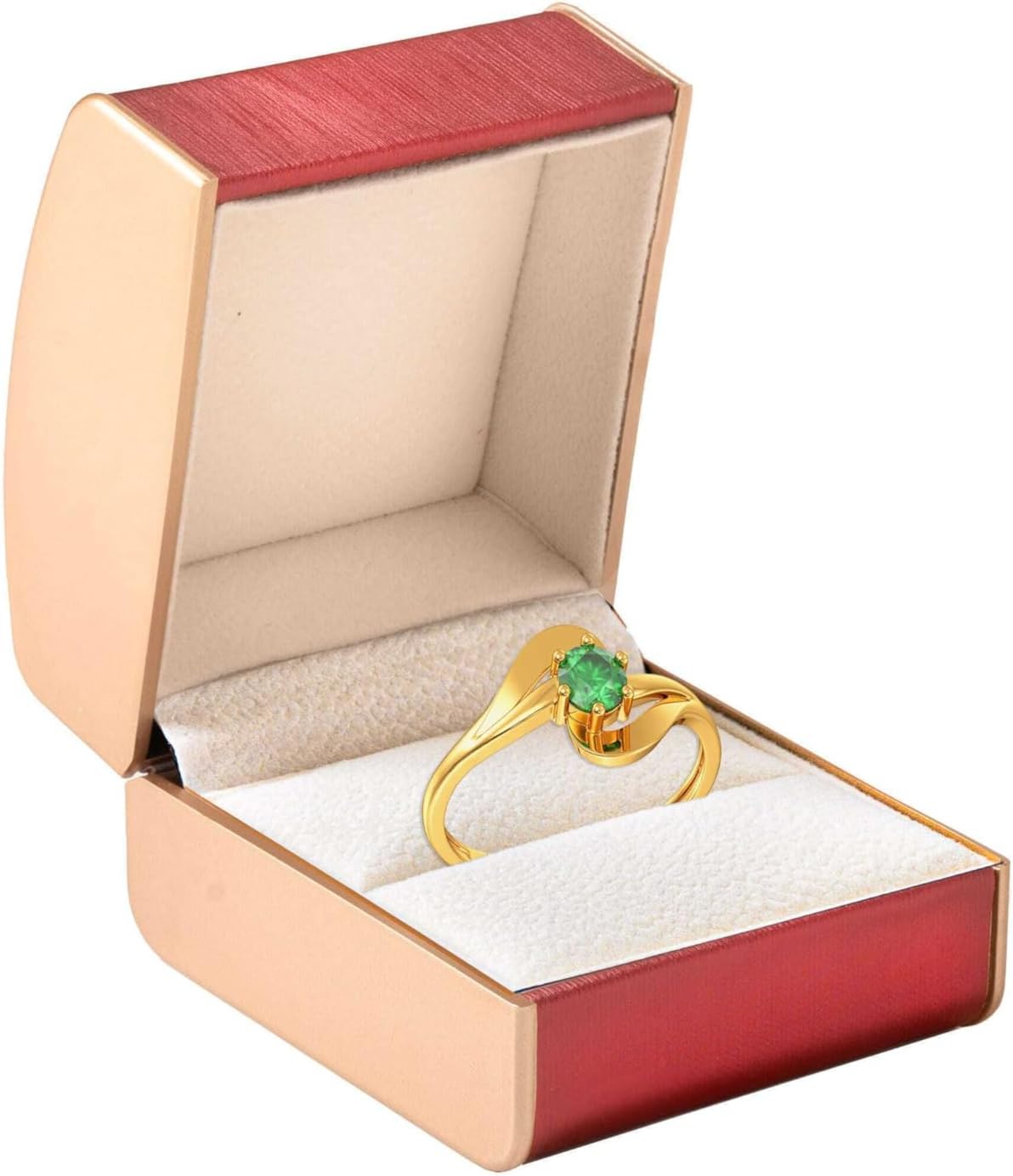 Prestige & Fancy Elegant Ring Box for Proposal, Engagement Modern box | Premium jewelry Box - Ring Case, For wedding, Anniversary, Mothre's Day Valentine's Day gift box