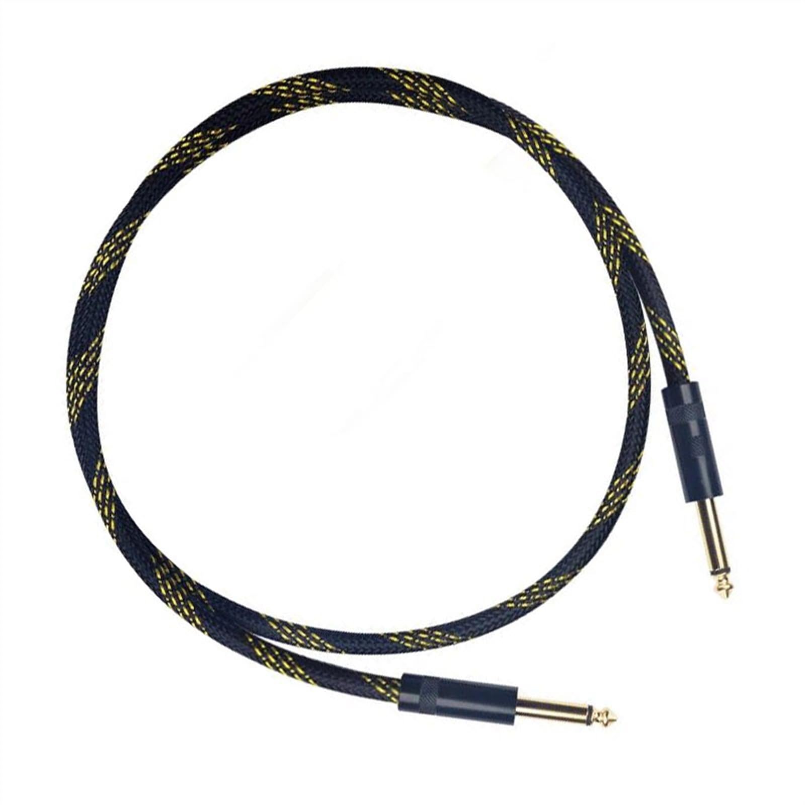 Pro Audio kabel Kabel 6,5 Mm Jack 4N OFC Do Mikrofonu Wzmacniacza Gitarowego Odtwarzacza CD, Głośnika(2m)