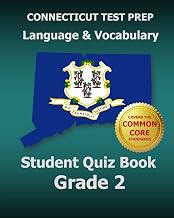 CONNECTICUT TEST PREP Language & Vocabulary Student Quiz Book Grade 2: Covers the Common Core State Standards
