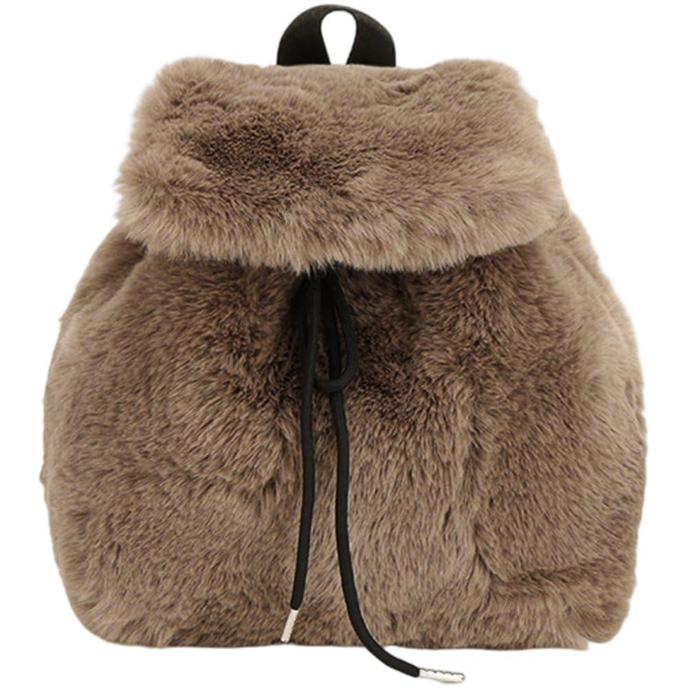 Sac à dos en peluche femme fini les sacs lourds découvrez ce mini sac à bandoulière léger et doux