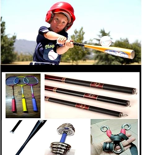 Miniatura 8 de Abovehill - Cinta para el sudor antideslizante para bádminton, tenis, ping pong, béisbol, caña de pescar y golf, 10 unidades