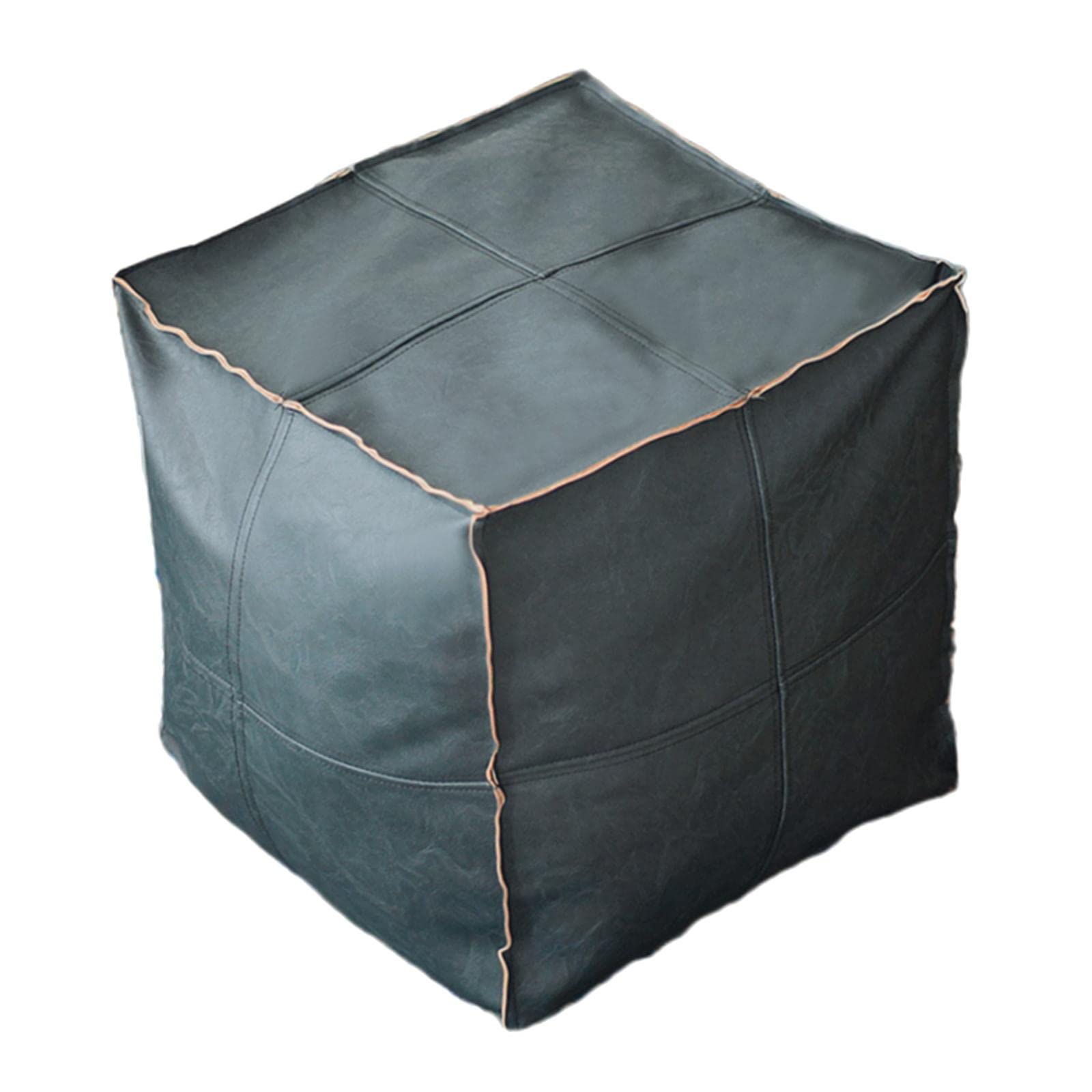 Boho Moroccan Pouf Cover Footstool Storage Ottoman Room Decor Living Room square blue|Ottomans, Footstools & Poufs|Home & Garden-image-44