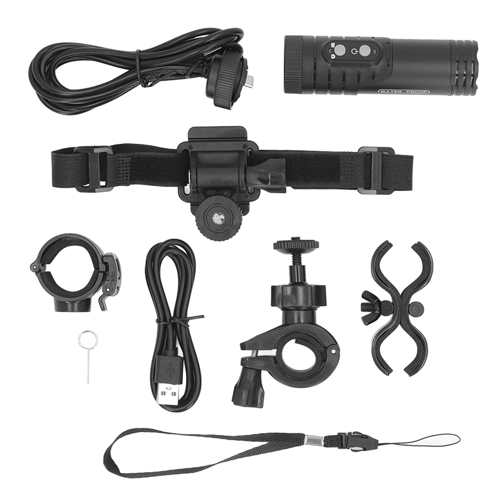 Kamera Motocyklowa 1080P HD 12 MP, Wodoodporna Bezprzewodowa Kamera Sportowa Rowerowa WIFI IP66, Długi Czas Pracy Baterii, Jednoczesne ładowanie i Nagrywanie z Nagrywaniem w Pętli