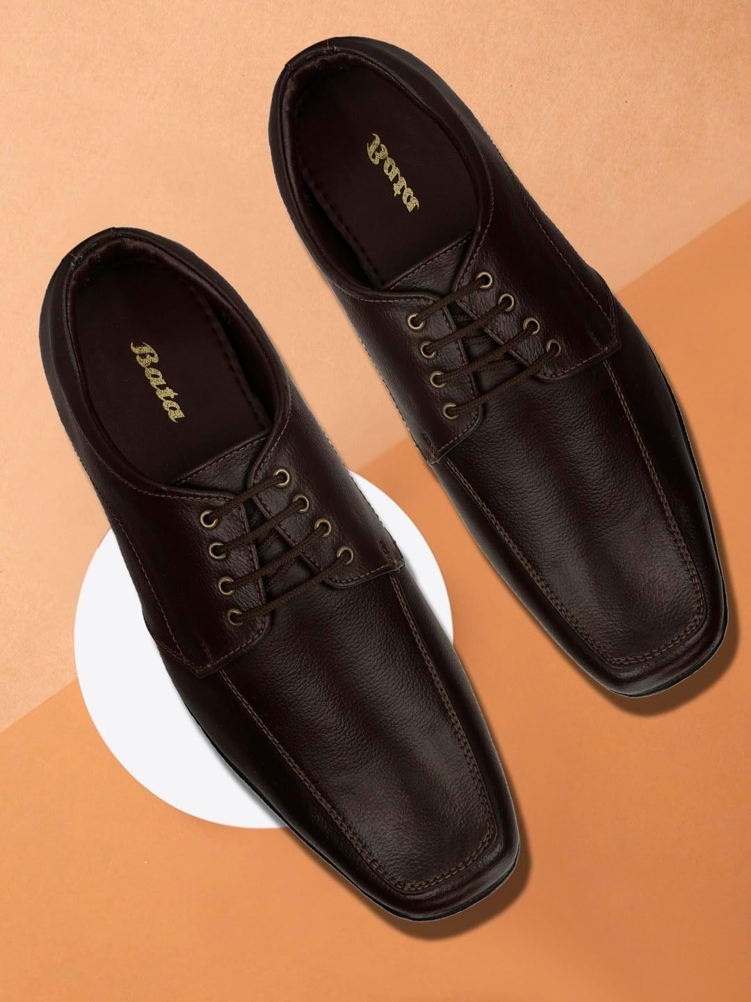 BATA Men's Oxford Classic Lace-Up Dress Shoes, Comfortable Formal Shoes for Men, Cushioned Insole Derby Fit Ideal for Church, Wedding, Office & Daily Wear - Image 2