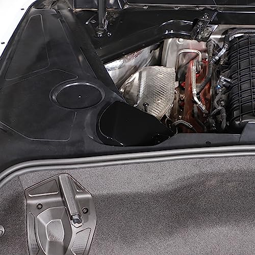 Image of TOYCIDFG Engine Bay Shock Protection Panel Cover Trim Compatible with Chevrolet C8 Corvette 2020-2025 Absorbing Tower Cover Caps (Gloss Black)