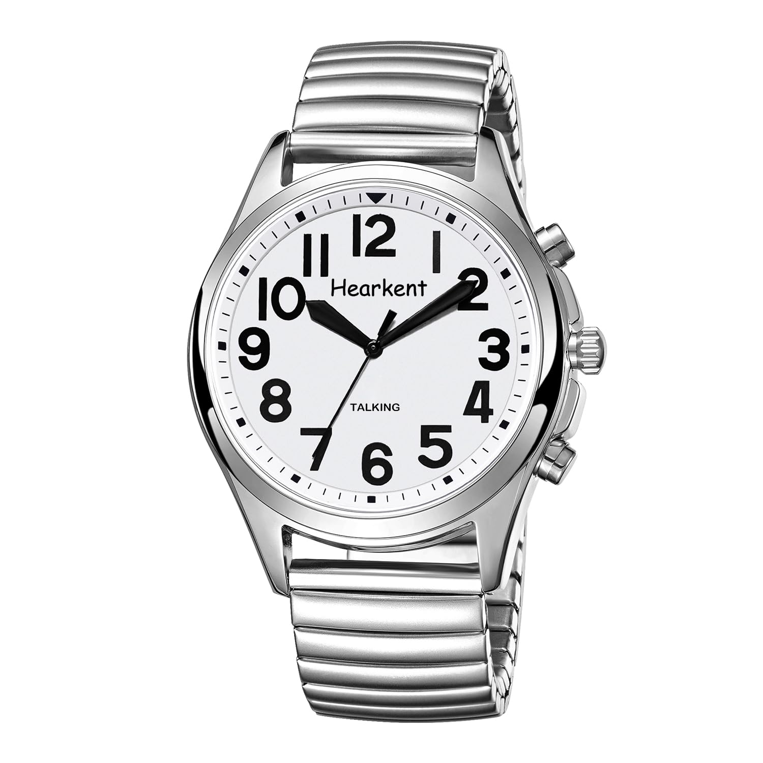 Hearkent Reloj parlante en español para Mujer con Correa expansible, Dice Hora, Semana y Fecha, Regalo práctico para Personas ciegas, Mayores o con discapacidad Visual