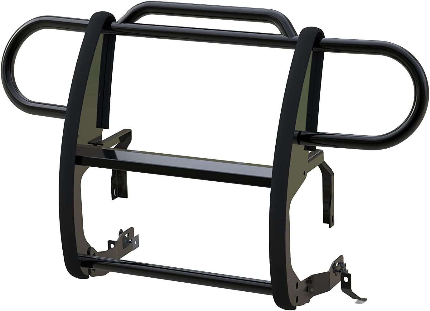 Black Horse Grille brush Bumper Guard Modular Black Compatible with 2020-2024 Jeep Gladiator|2018-2024 Jeep Wrangler(Excl. 21-24 V8 engine and trims)-17JPJLMA