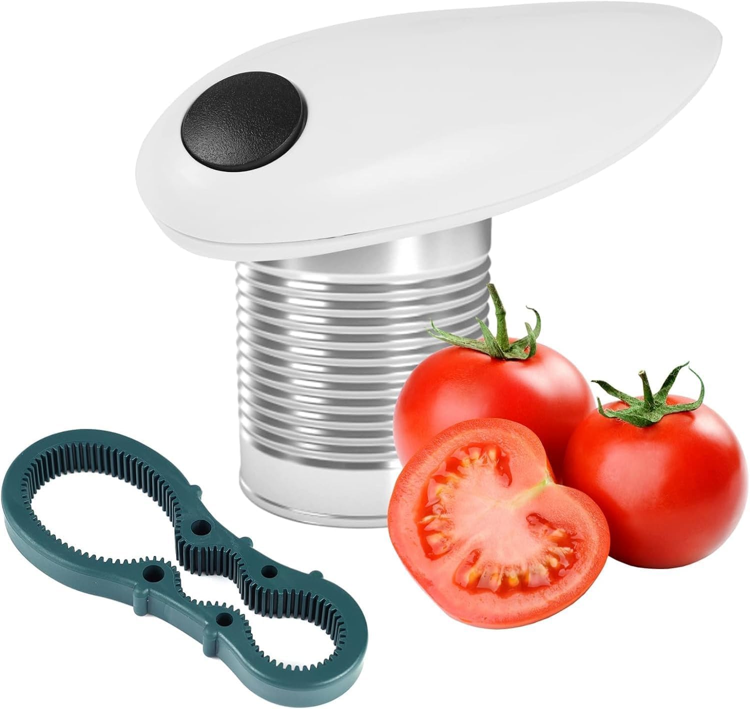 Electric Tin Can Opener, Automatic Handsfree Cordless One Touch Tin Opener for Clean Fast and Effortless Opening, Safe & Easy for Kitchen,Chefs, Restaurant, Women, Arthritis and Seniors