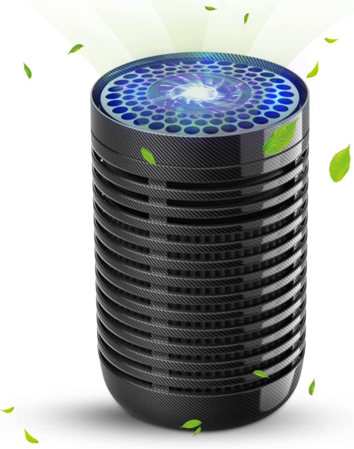 VHG Car Air Purifier, Mini Portable Air Purifier,Air Purifier for Car with H13 True HEPA Filter for Smoke, Dust,Quiet Personal Air Purifier for Car Traveling Bedroom Office Use (Black)-picture-19