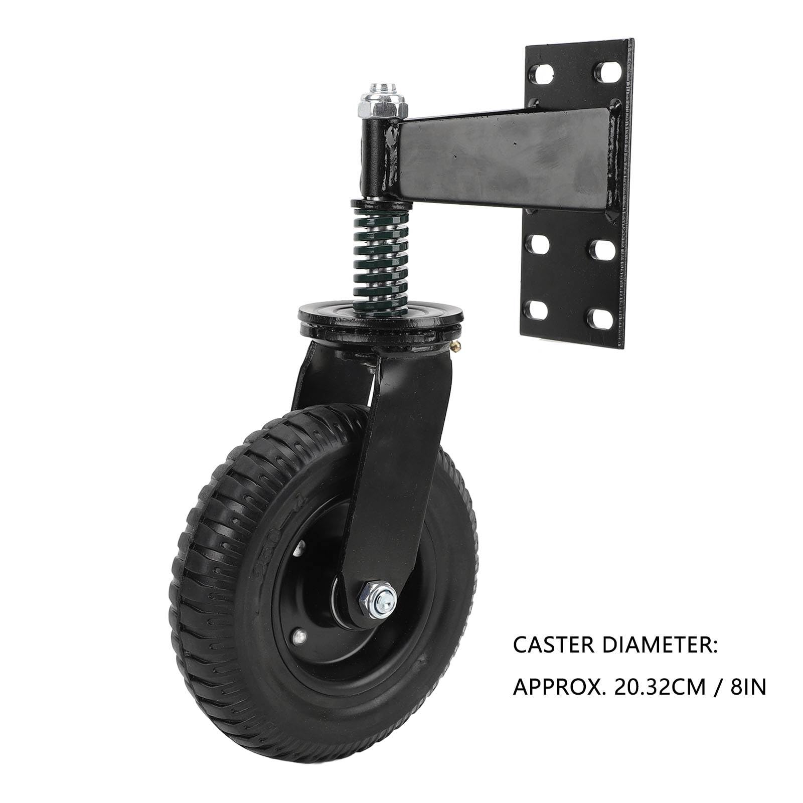 Gate Wheel, 8 Inch for Metal Pipe Gates Farm Gates 600 Pound Load Capacity - Image 3