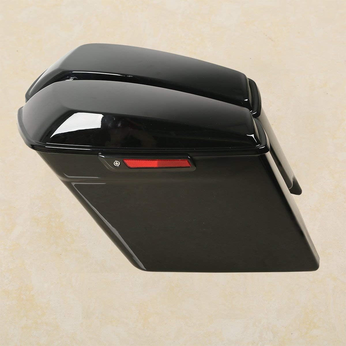 XMT-MOTO 5 inch Extended Stretched Hard Saddlebags w/Latch Keys Fit for Harley Touring Models FLT FLHT FLHTCU FLHRC Road King Road Glide Street Glide Electra Glide Ultra-Classic 2014-LATER