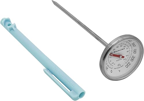 Miniatura 10 de KitchenAid KQ901 Termómetro de alimentos de lectura instantánea para cocina o parrilla, rango de temperatura: 20F a 220F, dial de 1 pulgada, manga
