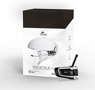 Cardo Systems Packtalk Ski | Snowboard and Ski Helmet Speakers and Intercom | The Ultimate Winter Sports Communicator | Connect with Up to 15 People | Weatherproof
