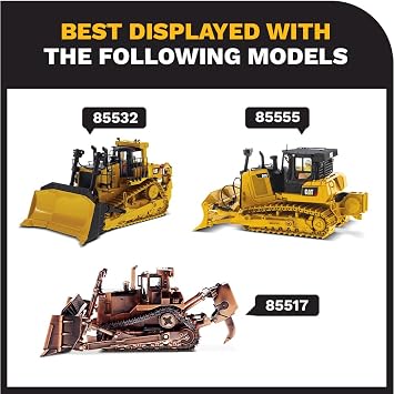Diecast Masters 1:50 Model Cat D6 XE LGP VPAT Track-Type Tractor, 85554 | Caterpillar Dozer Model Replica, Adult Collectors, Die-Cast Metal, Track-Type Tractor Construction Vehicle