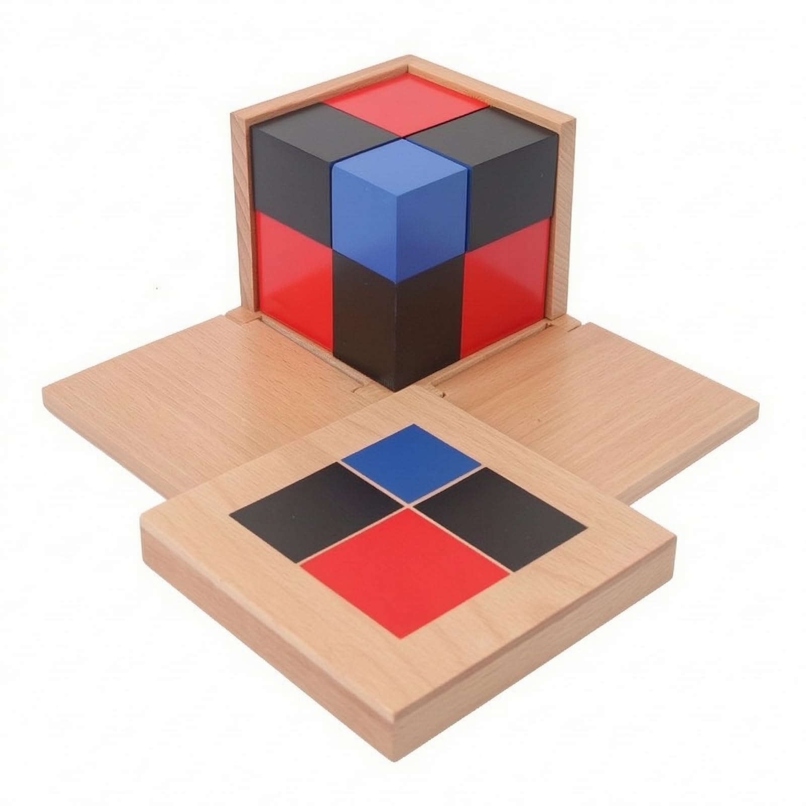 Entwicklungsorientiert-sinnes-lernspielzeug aus bildschirmfrei lernsortierspielzeug mit geometrischen Blöcken pädagogisch wertvoll Spielzeug, B