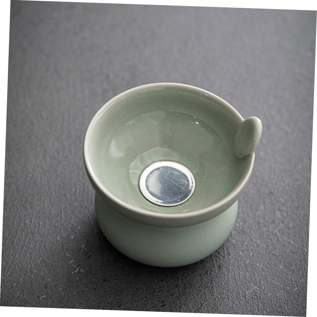 SOLUSTRE Ceramic Tea Infuser Tea Leaf Filter Kung Fu Tea Filter Accessory Hot Tea Accessories Office Tea Strainer