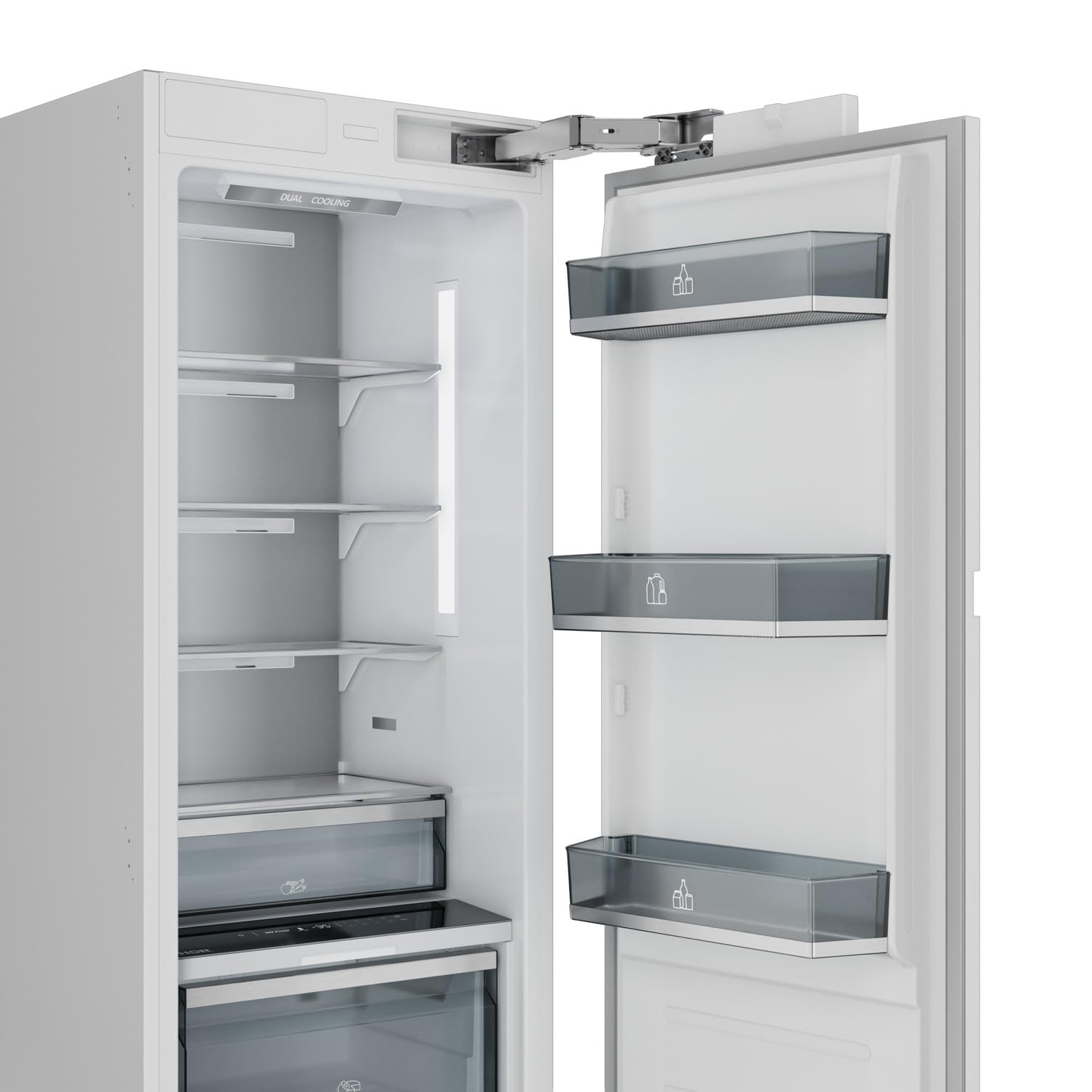 Thor Kitchen 24-inch Built-in Refrigerator Column, Stainless Steel Panel Ready on Fridge.com