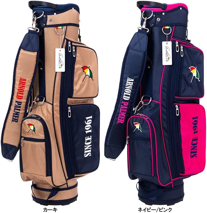 ARNOLD PALMER キャディバッグ ネイビー/レッド ARNOLD PALMER キャディバッグ ネイビー/レッド ARNOLD PALMER ゴルフ