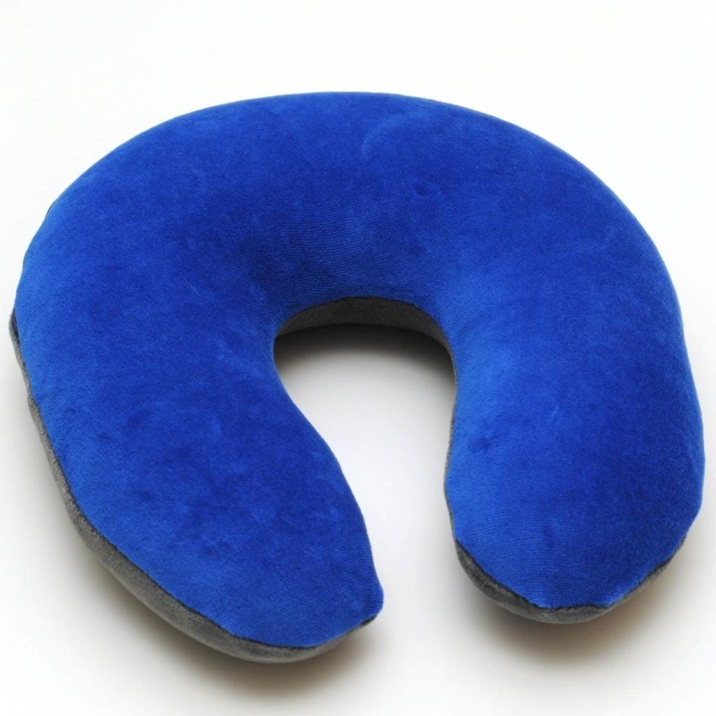 Sissel 116010 Cuscino Cervicale, Unisex – Adulto, Blu/Antracite, 30 x 24 x 9 cm