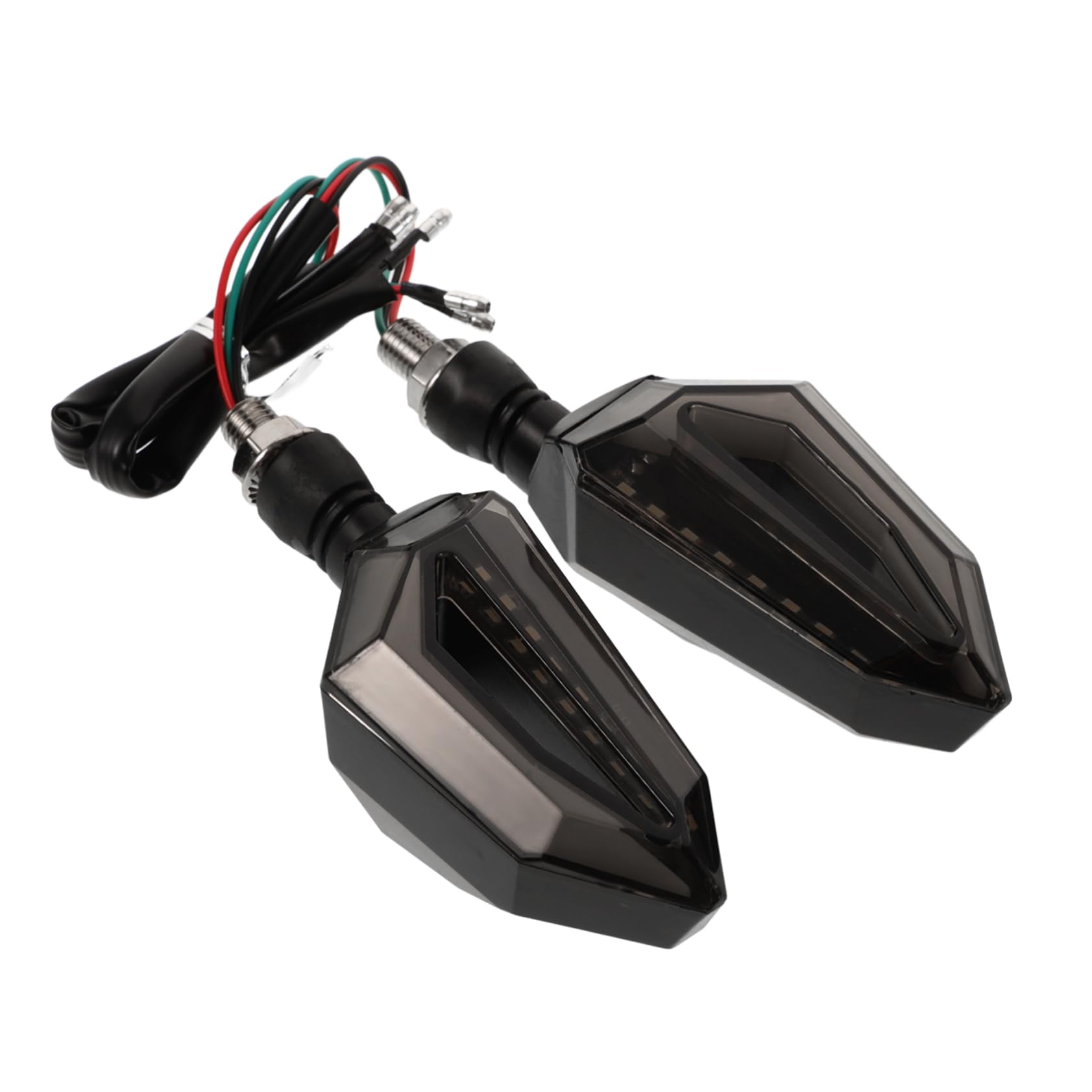 Zestaw 2 diod LED do motocykli o wysokiej jasności zapewnia zwiększoną widoczność i łatwą instalację. Nadaje się do motocykli Yamaha i innych.
